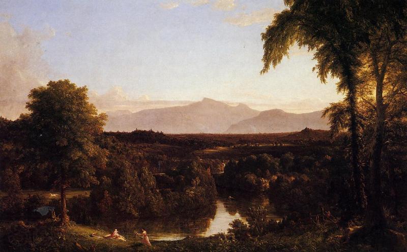 Thomas Cole View on the Catskill  Early Autumn Norge oil painting art